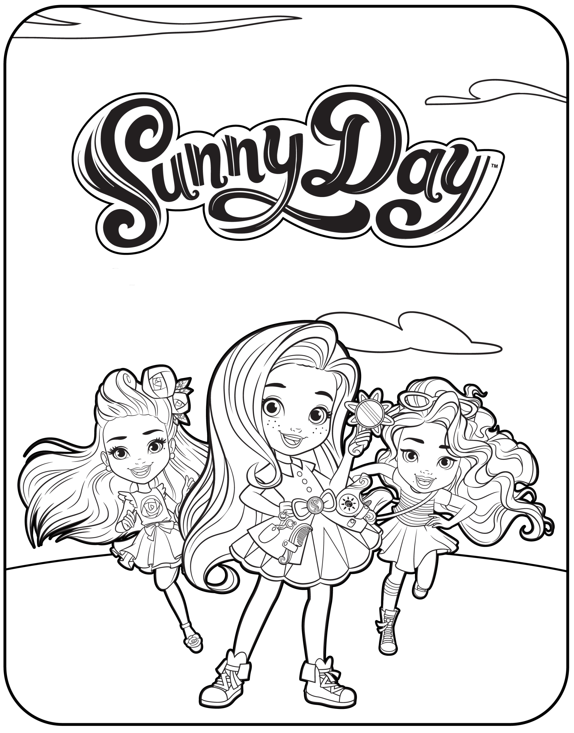 Free printable sunny day coloring pages coloring pages cartoon coloring pages mothers day coloring pages