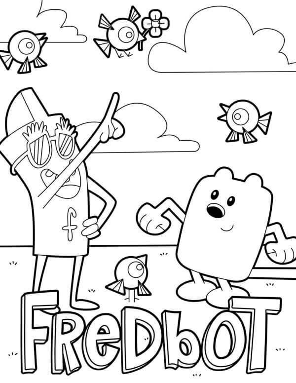 Sunny day coloring page