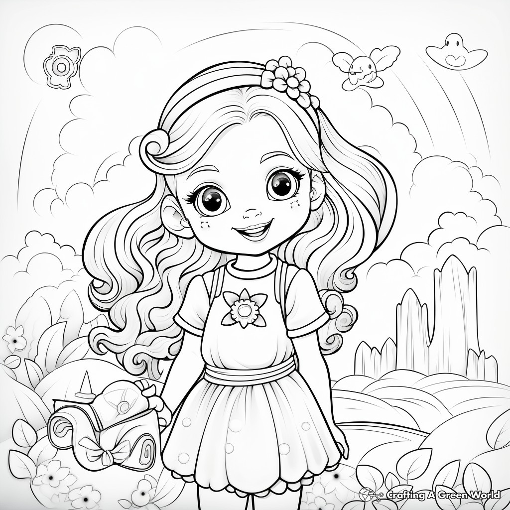 Rainbow coloring pages