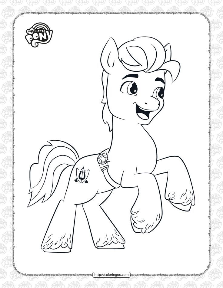 Mlp hitch trailblazer pdf coloring pages my little pony unicorn cartoon coloring pages my little pony