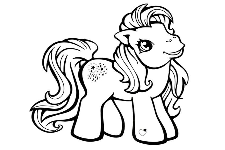 My little pony coloring pages to print and color in for free