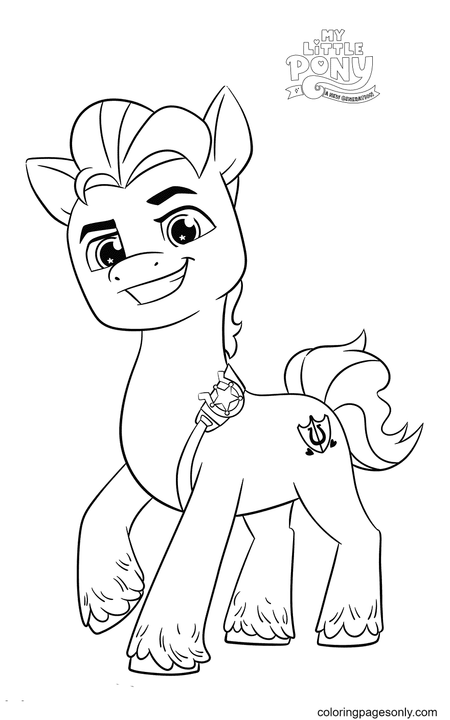 My little pony a new generation coloring pages printable for free download