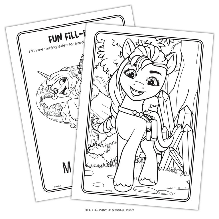 My little pony jumbo coloring book pages isbn