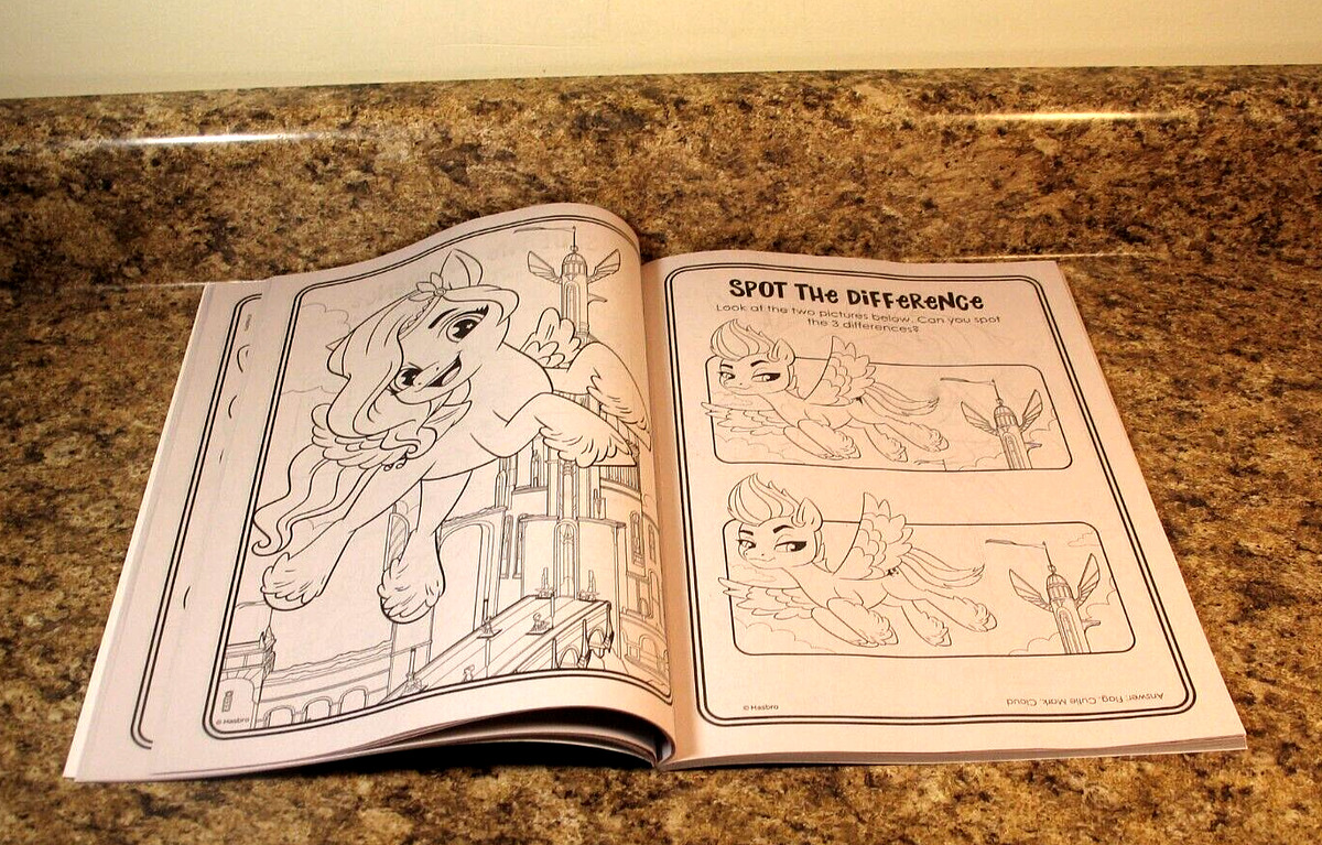 My little pony coloring and activity book sunny zipp new