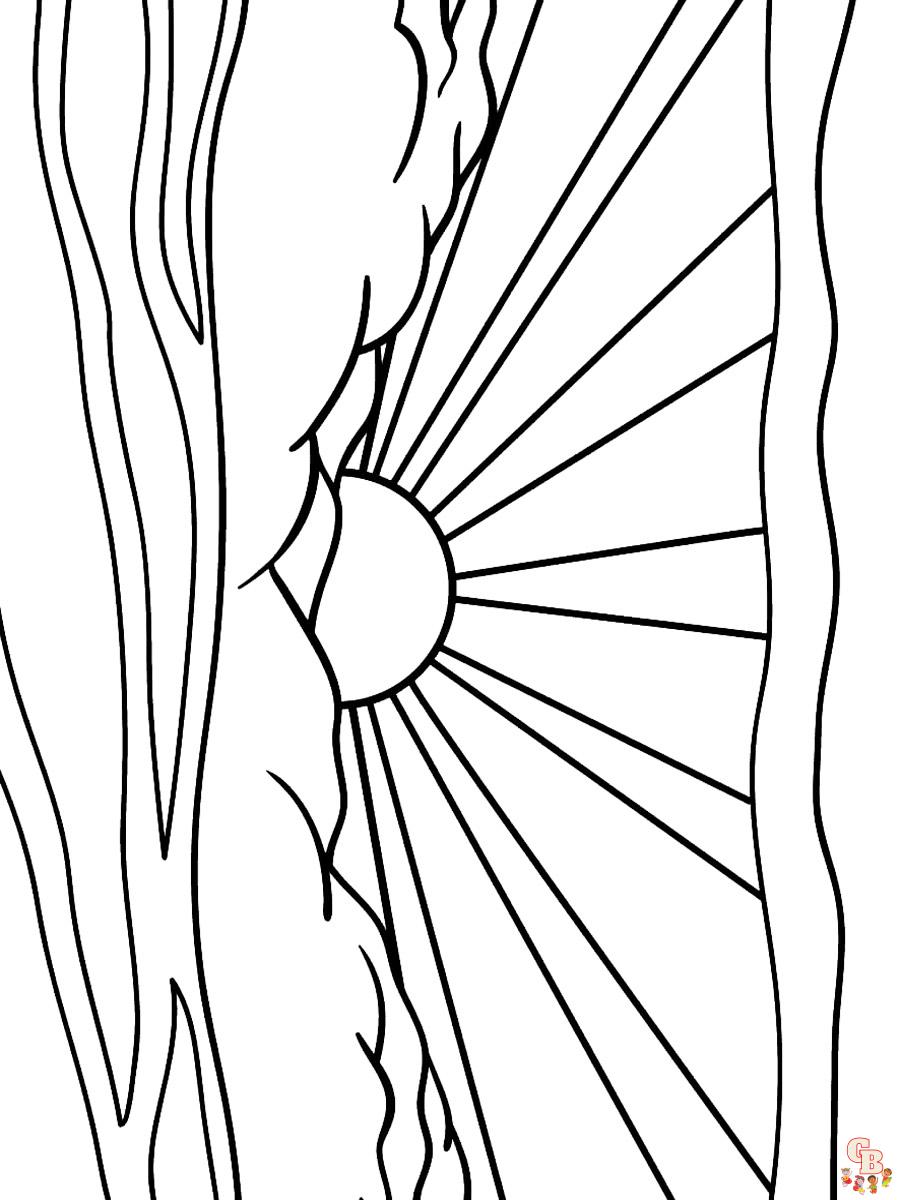 Sunset coloring pages coloring pages printable free and easy