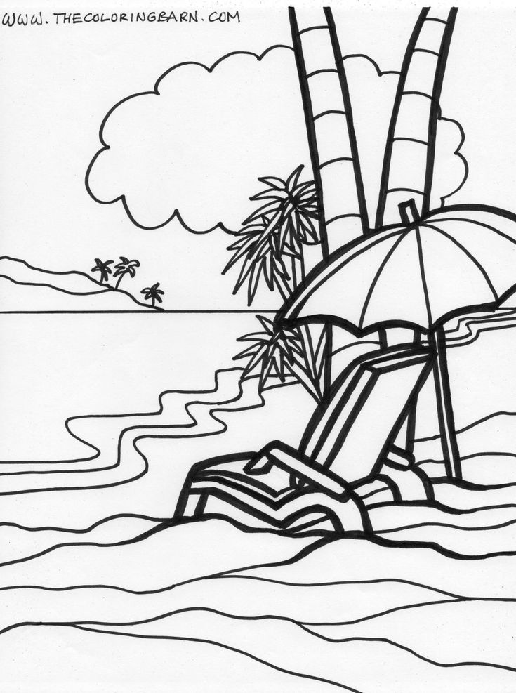 Island coloring pages free the coloring barn coloring pages beach coloring pages ocean coloring pages