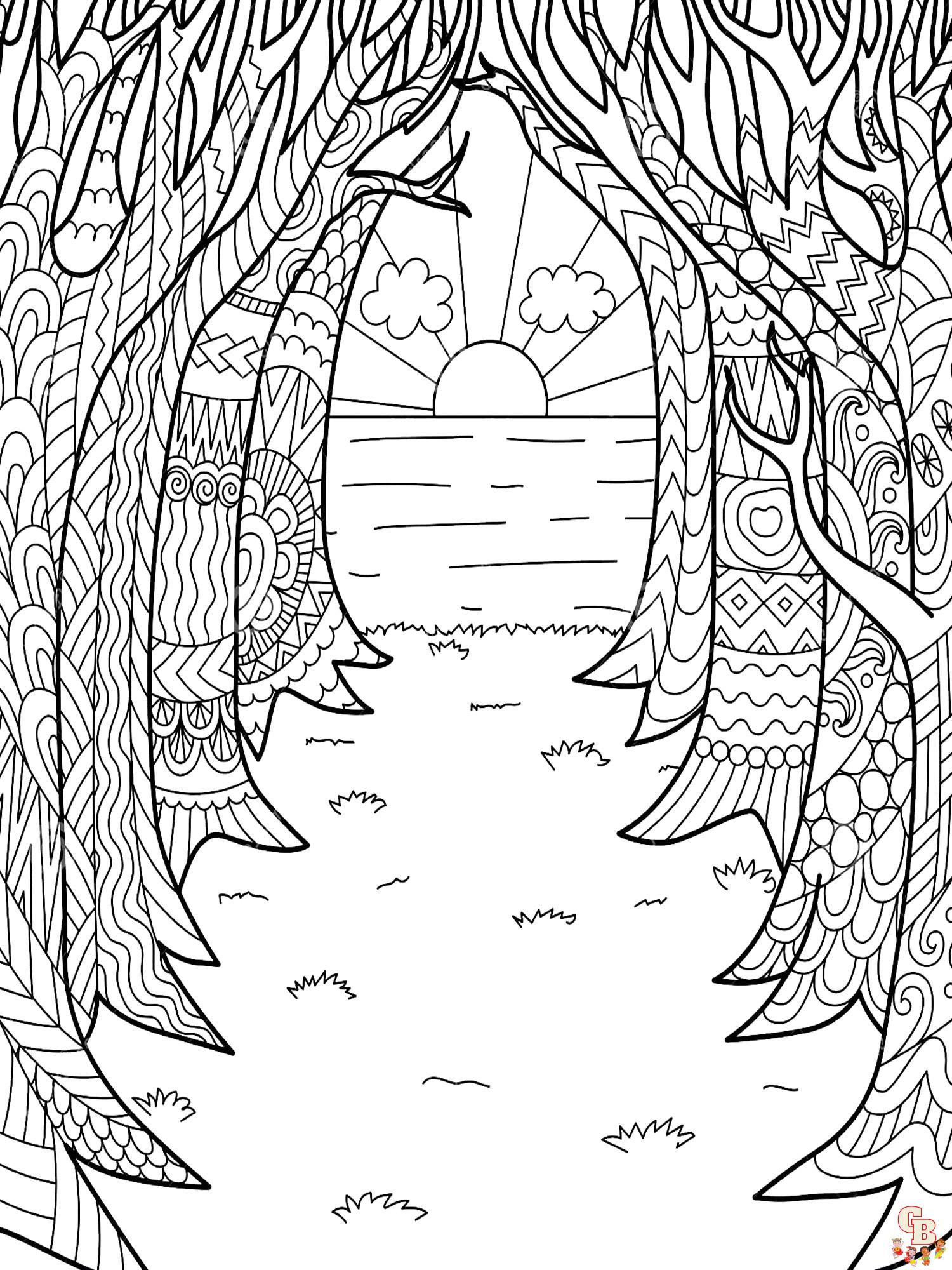 Sunset coloring pages coloring pages printable free and easy