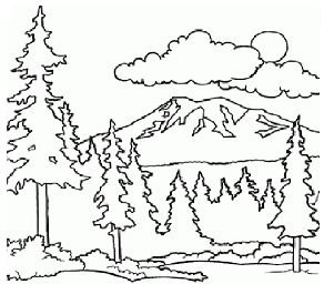 Sunset coloring pages printable for free download