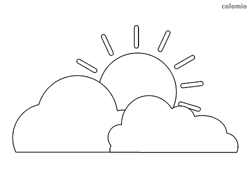 Sun coloring pages free printable sun coloring sheets