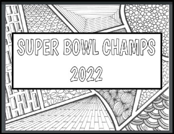 Los angeles rams super bowl mcvey zentangles to color by ejjaidalis deli