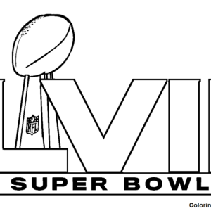 Super bowl coloring pages printable for free download