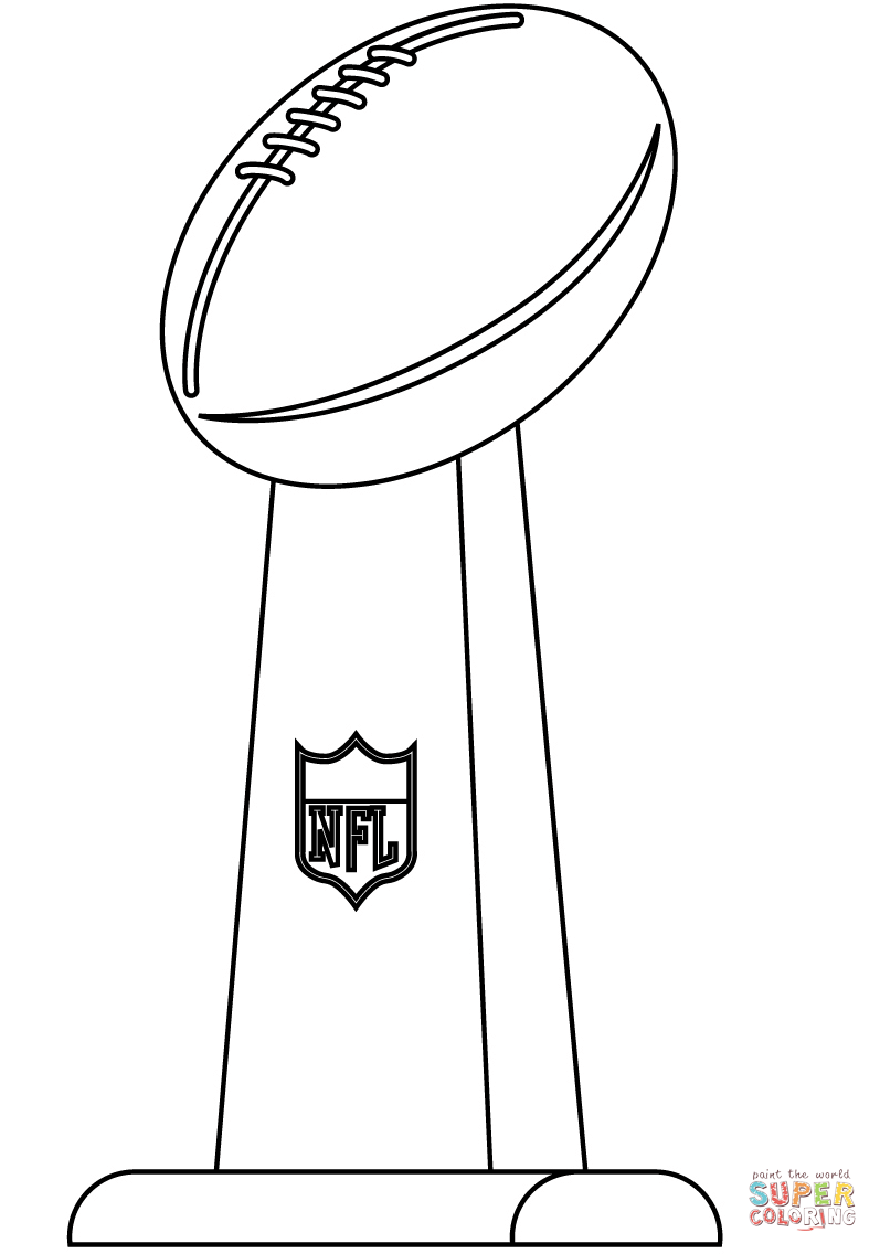 Super bowl coloring page free printable coloring pages