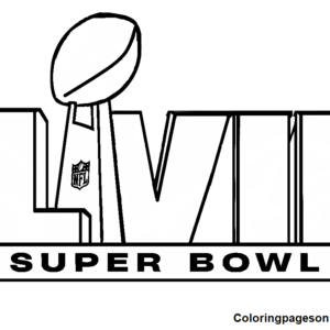 Super bowl coloring pages printable for free download