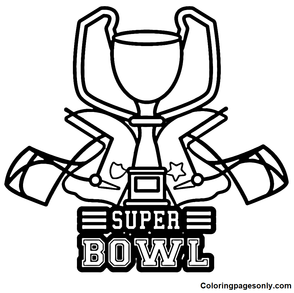 Super bowl coloring pages printable for free download