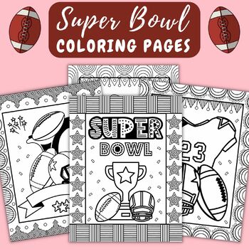 Super bowl coloring pages super bowl activity by m teach with success