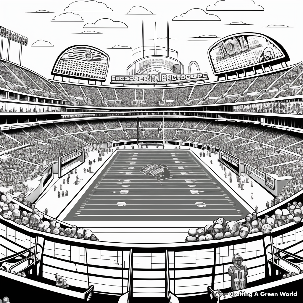 Super bowl coloring pages