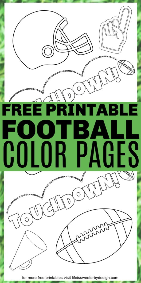 Football coloring pages