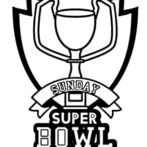 Super bowl coloring pages printable for free download