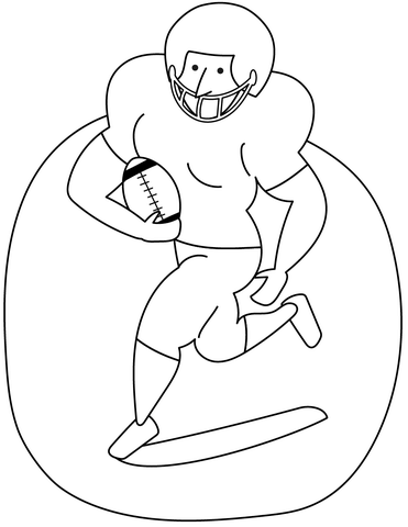 Football coloring pages free coloring pages