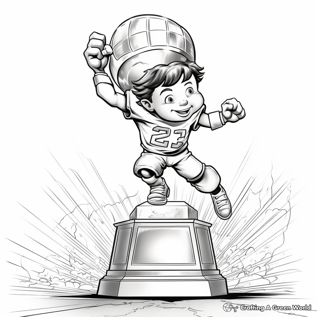 Super bowl coloring pages