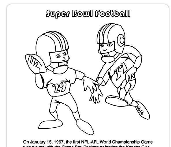 Free football printables for children and adults tailgating