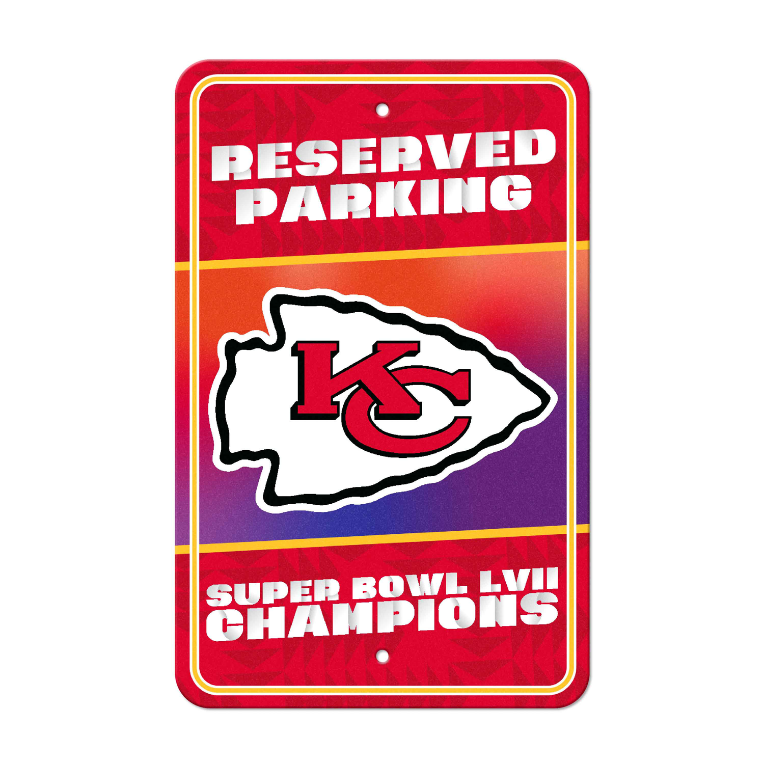 Nfl kansas city chiefs super bowl lvii parking sign sku k