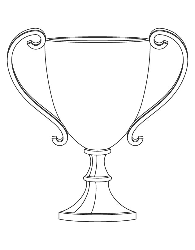 Trophy coloring page download free trophy coloring page for kids best coloring pages