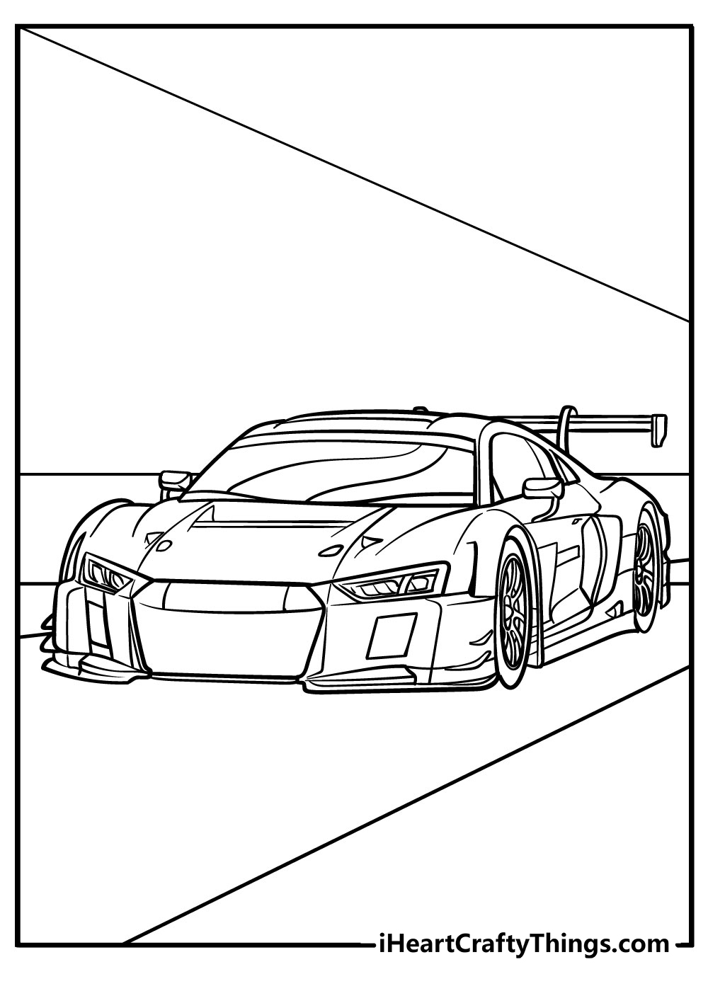 Super cars coloring pages free printables