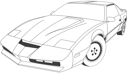 Supercars coloring pages free printable pictures