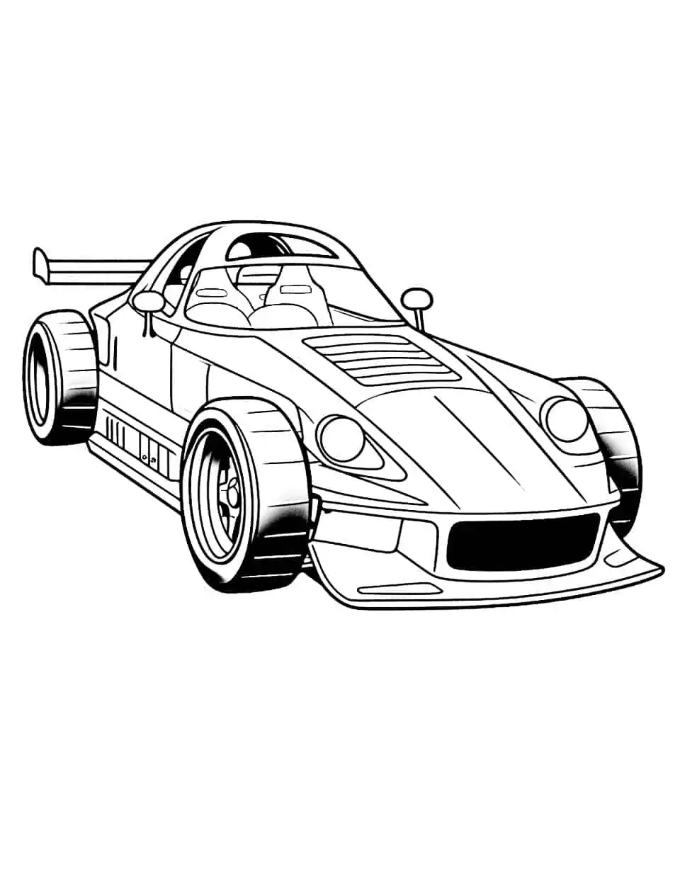 Car coloring pages free printable sheets