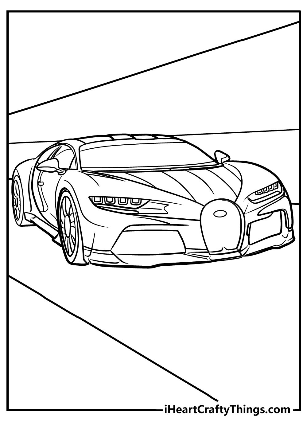 Super cars coloring pages free printables