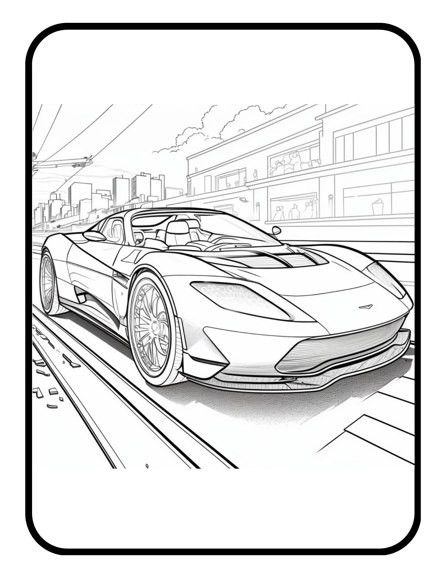 Exotic luxury cars race car coloring book dream luxury for men women k â mode art design