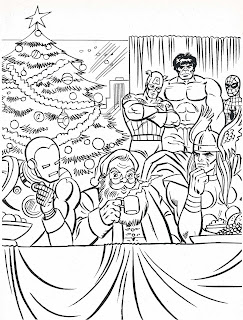 Neato coolville marvel super heroes christmas coloring book