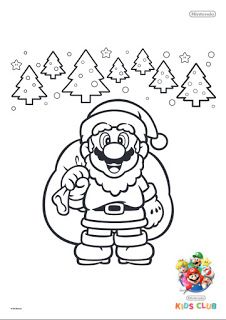 Mario christmas louring