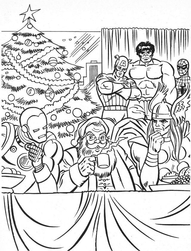 Christmas coloring pages