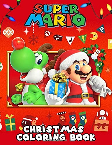 Super mario christmas loring book great loring pages for kids ages