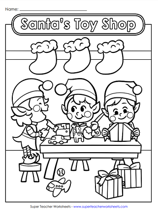 Christmas coloring pages