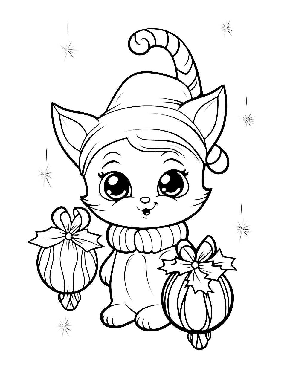 Christmas coloring pages free printable sheets