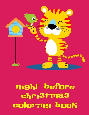 Night before christmas coloring book super cute kawaii coloring pages for teens paperback penguin bookshop