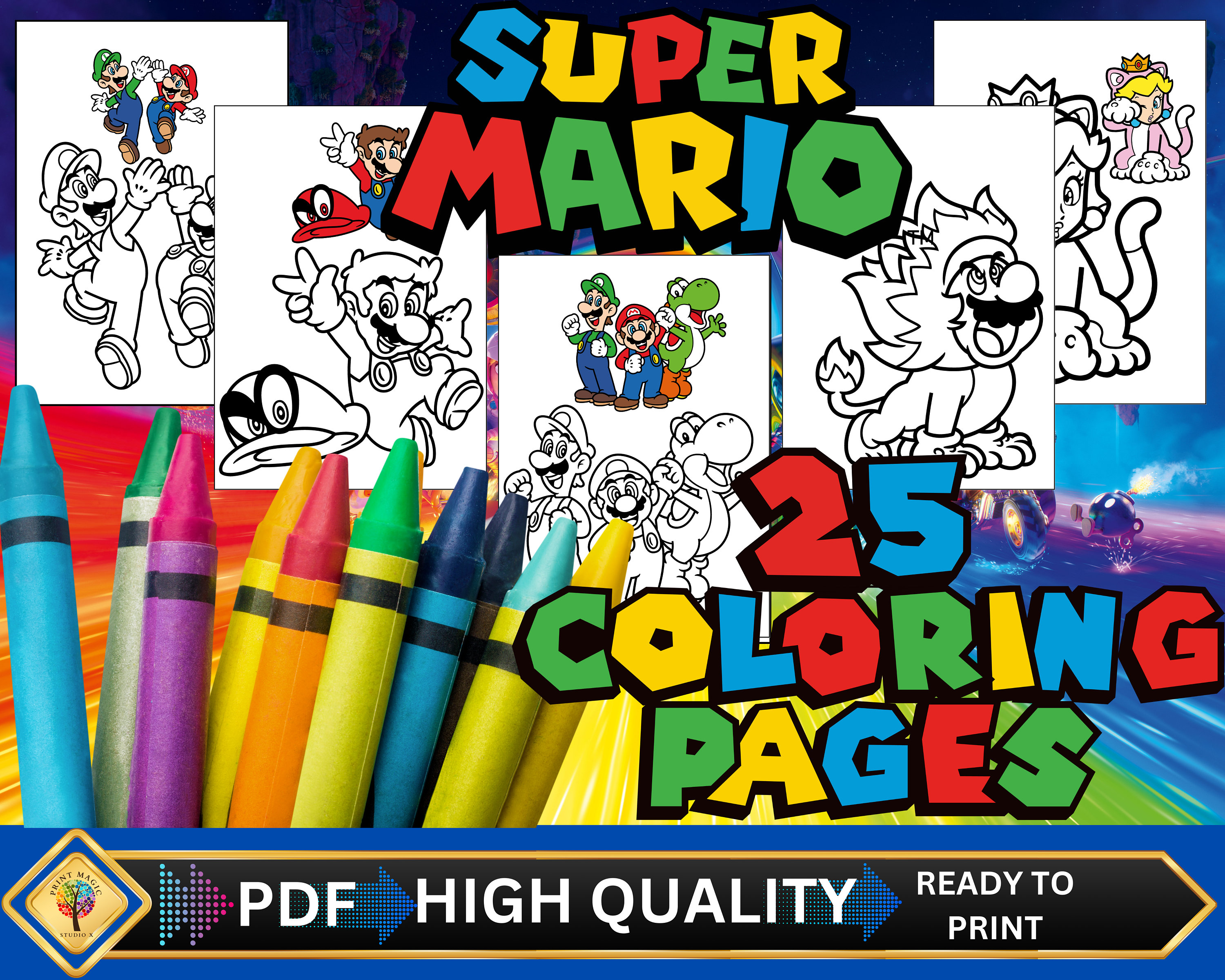 Super coloring pages