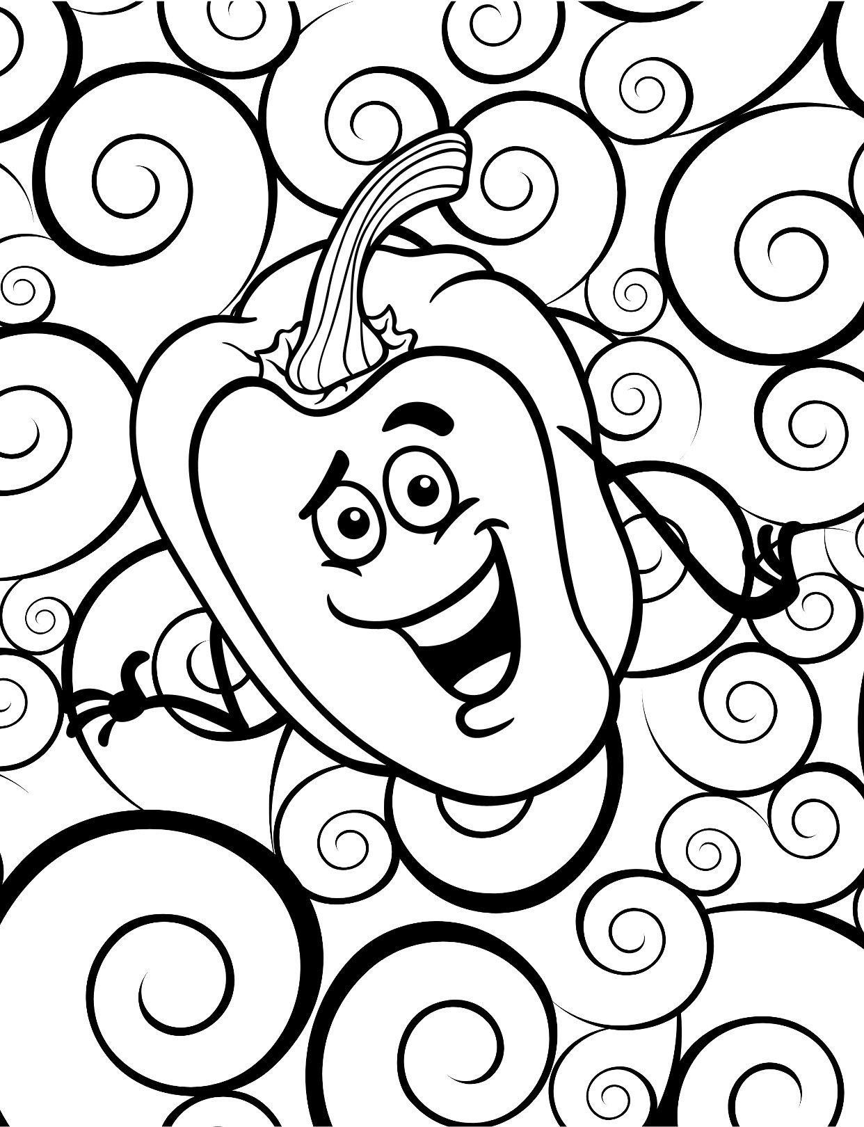 Fruits and vegetables coloring booka super cool collection of funny cartoon fruit and veg for kids made by teachers