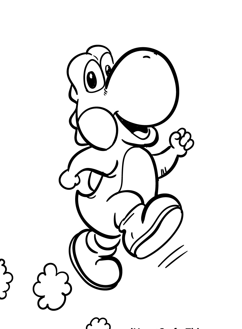 Super mario coloring pages by coloringpageswk on