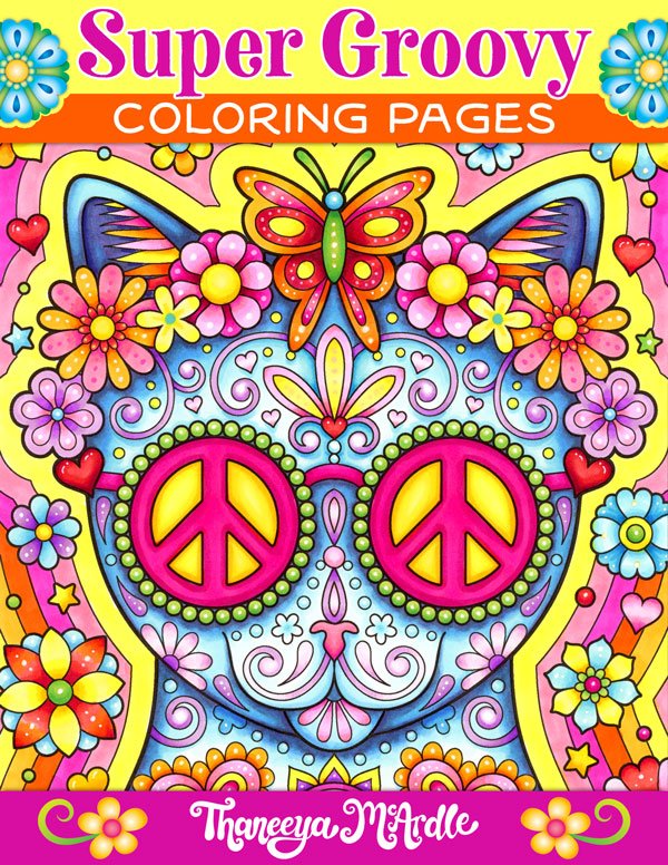 Printable coloring pages fun downloadable adult coloring books by thaneeya mcardle â art is fun