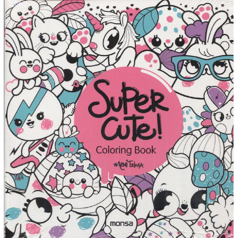 Super cute coloring book meni tzima