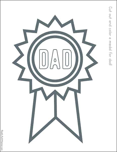 Free printable fathers day questionnaire certificate and badge for kids