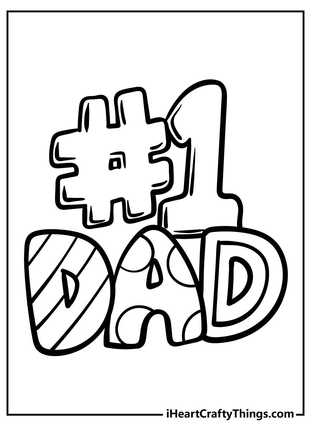 Fathers day coloring pages free printables