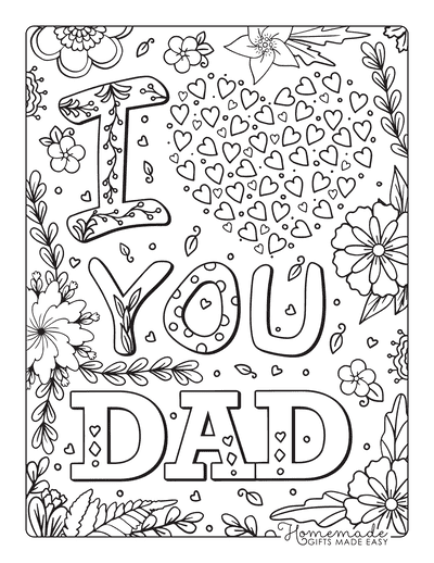 Happy fathers day coloring pages for kids