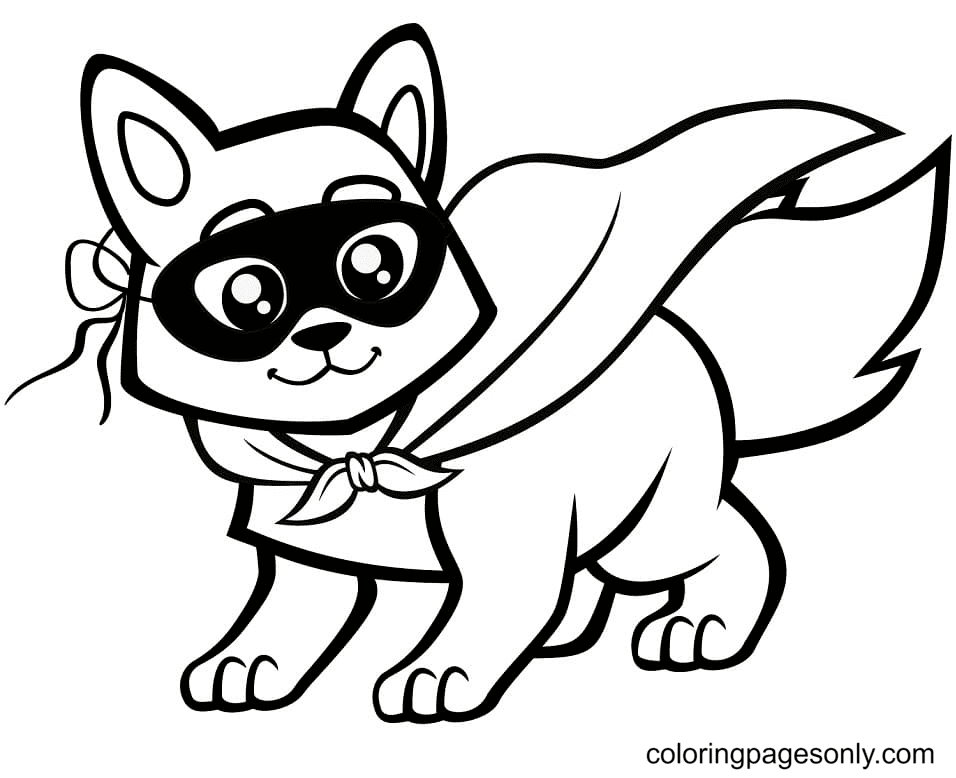 Fox coloring pages printable for free download