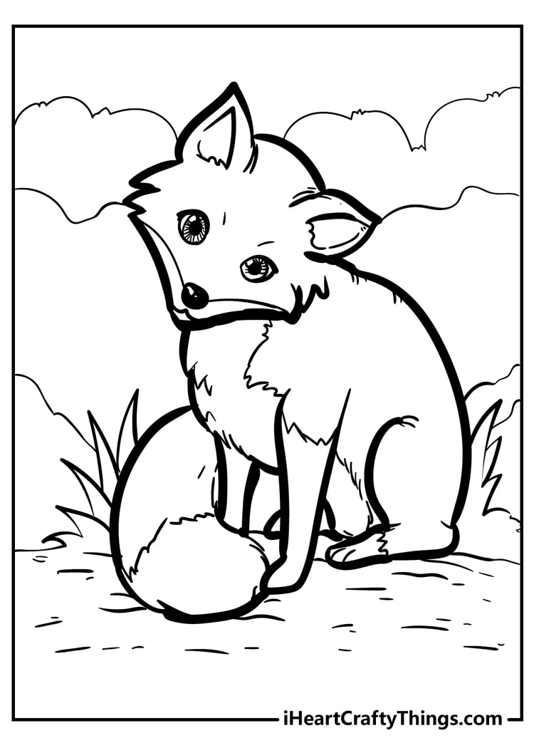 Fantastic fox coloring pages free printables