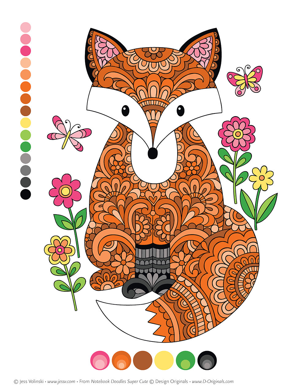 Notebook doodles super cute â fox chapel publishing co